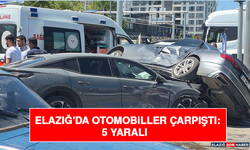 Elazığ'da Otomobiller Çarpıştı: 5 Yaralı
