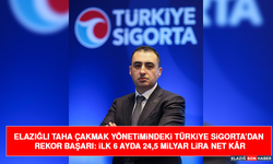 Elazığlı Taha Çakmak Yönetimindeki Türkiye Sigorta’dan Rekor Başarı: İlk 6 Ayda 24,5 Milyar Lira Net Kâr