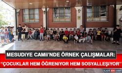 Mesudiye Camii’nde Örnek Çalışmalar: “Çocuklar Hem Öğreniyor Hem Sosyalleşiyor”