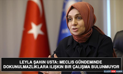 Leyla Şahin Usta: Meclis Gündeminde Dokunulmazlıklara İlişkin Bir Çalışma Bulunmuyor