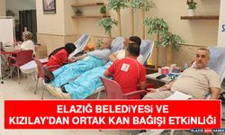 Elazığ Belediyesi ve Kızılay'dan Ortak Kan Bağışı Etkinliği