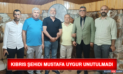 Kıbrıs Şehidi Mustafa Uygur Unutulmadı