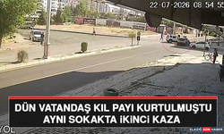 Dün Vatandaş Kıl Payı Kurtulmuştu Aynı Sokakta İkinci Kaza