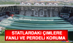Statlardaki Çimlere Fanlı ve Perdeli Koruma