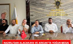 Nazırlı'dan Alacakaya ve Arıcak'ta Yoğun Mesai