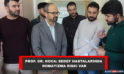 Prof. Dr. Koca: Sedef Hastalarında Romatizma Riski Var