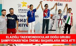 Elazığlı Taekwondocular Doğu Grubu Şampiyonası’nda Önemli Başarılara İmza Attı
