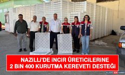 Nazilli'de İncir Üreticilerine 2 Bin 400 Kurutma Kereveti Desteği
