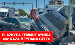 Elazığ’da Temmuz Ayında 402 Kaza Meydana Geldi