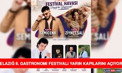 Elazığ 8. Gastronomi Festivali Yarın Kapılarını Açıyor