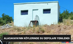 Alacakaya'nın Köylerinde Su Depoları Yenilendi