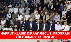 Harput Klasik Kıraat Meclisi Programı Kültürpark’ta Başladı
