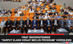 Fırat Üniversitesinde “Harput Klasik Kıraat Meclisi Programı” Düzenlendi