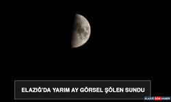 Elazığ'da Yarım Ay Görsel Şölen Sundu