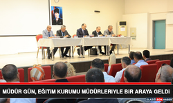 Müdür Gün, Eğitim Kurumu Müdürleriyle Bir Araya Geldi