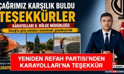 Yeniden Refah Partisi’nden Karayolları’na Teşekkür