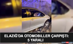 Elazığ'da Otomobiller Çarpıştı: 5 Yaralı
