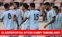Elazığspor’da Afyon Kampı Tamamlandı