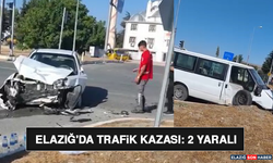 Elazığ'da Trafik Kazası: 2 Yaralı