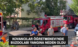 Kovancılar Öğretmenevi'nde Buzdolabı Yangına Neden Oldu