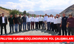 Palu’da Ulaşımı Güçlendirecek Yol Çalışmaları