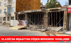 Elazığ’da İnşaattan Düşen Mühendis Yaralandı