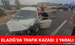 Elazığ’da Trafik Kazası: 2 Yaralı