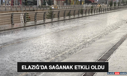 Elazığ’da Sağanak Etkili Oldu