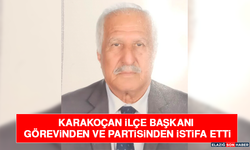 Karakoçan İlçe Başkanı Görevinden Ve Partisinden İstifa Etti