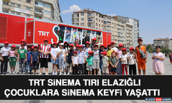TRT Sinema Tırı Elazığlı Çocuklara Sinema Keyfi Yaşattı
