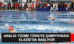 ANALİG Yüzme Türkiye Şampiyonası Elazığ’da Başlıyor