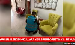 Yükümlülerden Okullara Yeni Eğitim-Öğretim Yılı Mesaisi