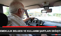 Emeklilik Belgesi ve Kullanım Şartları Değişti