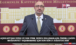Açıkkapı’dan Vergi ve SGK Prim Borcu Bulunanlara Önemli Çağrı: Mağduriyet Yaşamamanız İçin Son Gün 31 Ağustos 2026