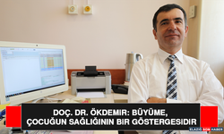 Doç. Dr. Ökdemir: Büyüme, Çocuğun Sağlığının Bir Göstergesidir