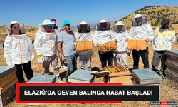 Elazığ’da Geven Balında Hasat Başladı