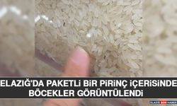 Elazığ'da Paketli Bir Pirinç İçerisinde Böcekler Görüntülendi