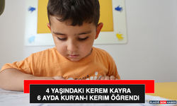 4 Yaşındaki Kerem Kayra 6 Ayda Kur'an-ı Kerim Öğrendi