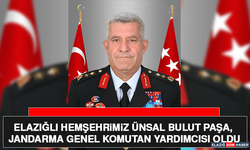 Elazığlı Hemşehrimiz Ünsal Bulut Paşa, Jandarma Genel Komutan Yardımcısı Oldu