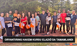 Oryantiring Hakem Kursu Elazığ’da Tamamlandı