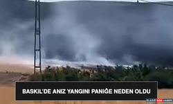 Baskil’de Anız Yangını Paniğe Neden Oldu