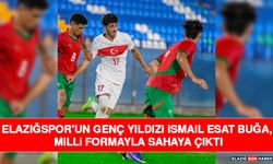 Elazığspor’un Genç Yıldızı İsmail Esat Buğa, Milli Formayla Sahaya Çıktı