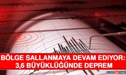 Bölge Sallanmaya Devam Ediyor: 3,6 Büyüklüğünde Deprem