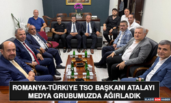 Romanya-Türkiye TSO Başkanı Atalayı Medya Grubumuzda Ağırladık
