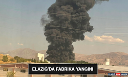 Elazığ'da Fabrika Yangını