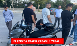 Elazığ’da Trafik Kazası: 1 Yaralı