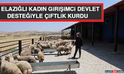Elazığlı Kadın Girişimci Devlet Desteğiyle Çiftlik Kurdu