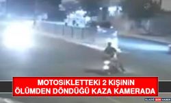 Motosikletteki 2 Kişinin Ölümden Döndüğü Kaza Kamerada