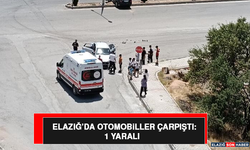 Elazığ’da Otomobiller Çarpıştı: 1 Yaralı