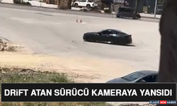 Drift Atan Sürücü Kameraya Yansıdı